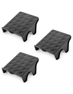 Tradineur - Organizador de calzado ajustable, polipropileno, ahorrar espacio, soporte para zapatos, doble capa, almacenamiento (