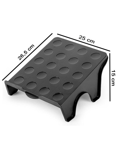 Tradineur - Organizador de calzado ajustable, polipropileno, ahorrar espacio, soporte para zapatos, doble capa, almacenamiento (