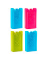 Tradineur - Pack de 4 Acumuladores de Frío N.º 4 - 250 G - Fabricado en Plástico - Ideal para mantener la temperatura en tu neve
