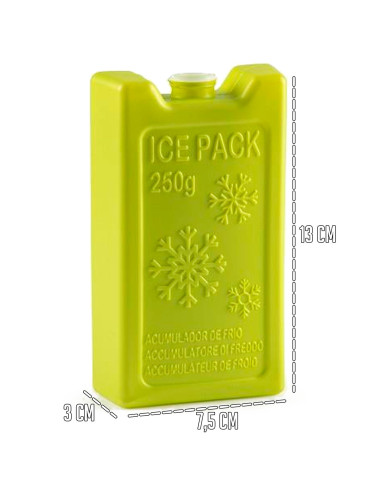 Tradineur - Pack de 4 Acumuladores de Frío N.º 4 - 250 G - Fabricado en Plástico - Ideal para mantener la temperatura en tu neve