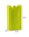 Tradineur - Pack de 4 Acumuladores de Frío N.º 4 - 250 G - Fabricado en Plástico - Ideal para mantener la temperatura en tu neve