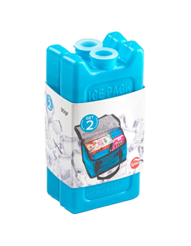 Tradineur - Pack de 4 Acumuladores de Frío N.º 2 - 90 G - Fabricado en Plástico - Ideal para mantener la temperatura en tu never