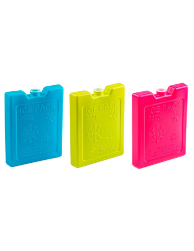 Tradineur - Pack de 4 Acumuladores de Frío N.º 5 - 260 G - Fabricado en Plástico - Ideal para mantener la temperatura en tu neve