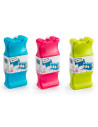 Tradineur - Pack de 4 Acumuladores de Frío para Latas - Fabricado en Plástico - Ideal para mantener la temperatura en tu nevera