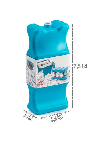 Tradineur - Pack de 4 Acumuladores de Frío para Latas - Fabricado en Plástico - Ideal para mantener la temperatura en tu nevera