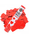 Tradineur - Pack de 2 cañones de confeti de aire comprimido, popper, cracker de confetti, cumpleaños, bodas, fiestas, celebracio