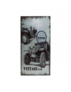 Cuadro vintage car de hierro galvanizado, cuadro metálico, hogares, salas de estar, dormitorios, garajes, cafés, bares, clubes,