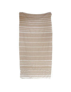 Tradineur - Toalla para playa diseño de rayas - Fabricado en Poliéster - 100 x 200 cm - Ligera y de secado rápido, suave y resis