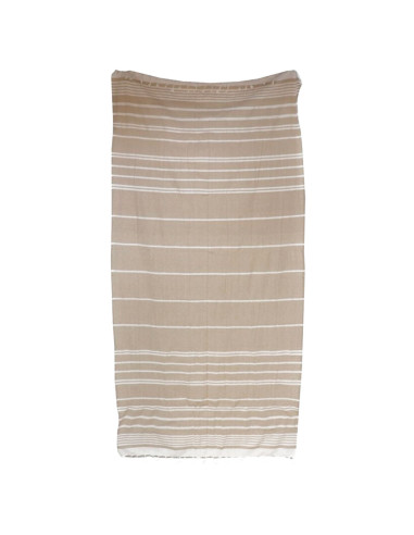 Tradineur - Toalla para playa diseño de rayas - Fabricado en Poliéster - 100 x 200 cm - Ligera y de secado rápido, suave y resis