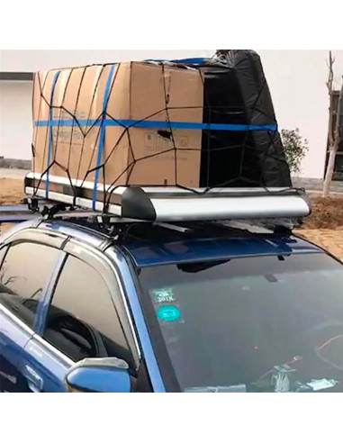 Tradineur - Cinta Tensora para Amarre - Longitud de 5 Metros - Fabricado en Poliéster -  Apto para Coche, Motocicleta y Biciclet