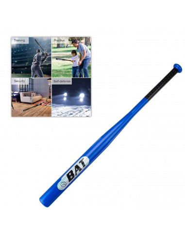 Tradineur - Bate de béisbol de aluminio, agarre antideslizante, prácticas, entranamientos, deporte, aire libre, adolescentes, ad