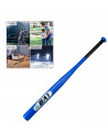 Tradineur - Bate de béisbol de aluminio, agarre antideslizante, prácticas, entranamientos, deporte, aire libre, adolescentes, ad