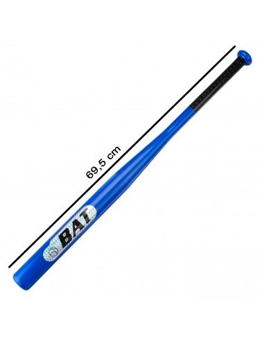 Tradineur - Bate de béisbol de aluminio, agarre antideslizante, prácticas, entranamientos, deporte, aire libre, adolescentes, ad
