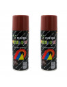 Montoro - Pack 2 botes de pintura en rojo burdeos A11 200 ml, válido para multitud de superficies de interior y exterior. Pintur