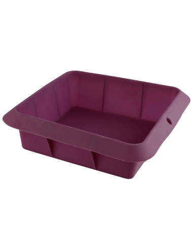 Tradineur - Molde de Silicona para lasaña - Fácil desmoldeo - Material Antiadherente y Flexible - Apto para Lavavajillas - 6,5 x