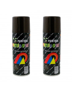 Montoro - Pack de 2 botes de pintura en spray color bronce A29, 200 ml, válido para multitud de superficies de interior y exteri