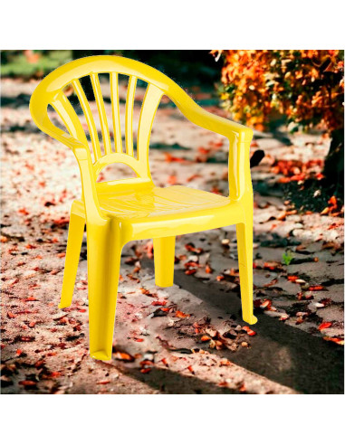 Tradineur - Silla infantil Modelo Tipi - Fabricado en España - Ligera y fácil de transportar - Ideal para jugar, leer y dibujar