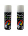 Montoro - Pack de 2 botes de pintura en spray color blanco mate A24, 200 ml, válido para multitud de superficies de interior y e