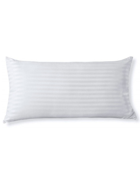 Tradineur - Almohada de fibra con doble funda y cremallera, 100% poliéster, firmeza media, muy suave, fabricada en España - 75 c
