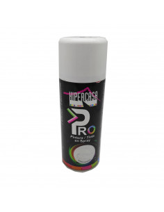 Hipercasa - Bote de pintura en spray blanco satinado 400 ml, válido para multitud de superficies de interior y exterior