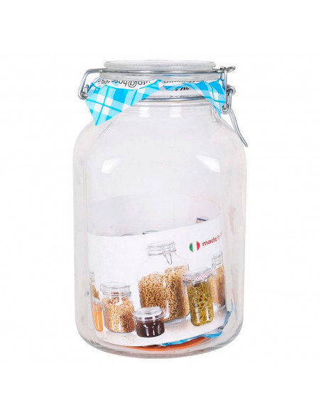 Tradineur - Tarro de vidrio hermético Primizie, incluye junta de goma, bote, frasco multiusos para almacenar conservas, legumbre