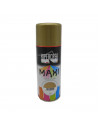 Hipercasa - Bote de pintura en spray color oro 400 ml, válido para multitud de superficies de interior y exterior