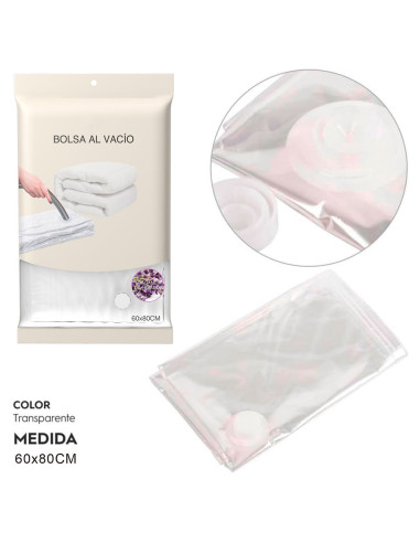 Tradineur - Pack de 4 bolsas salva espacio con fragancia, guardar ropa al vacío, almacenaje, ahorro de espacio, envasar prendas,
