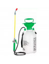 Tradineur - Botella Pulverizador a presión con correa ajustable - Capacidad de 5 Litros - Botella graduada y lanza con boquilla