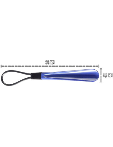 Tradineur - Pack de 2 Calzadores de 28 cm - Fabricado en Plástico - Incluye Lazo para colgar - Ideal para calzar embarazadas y p
