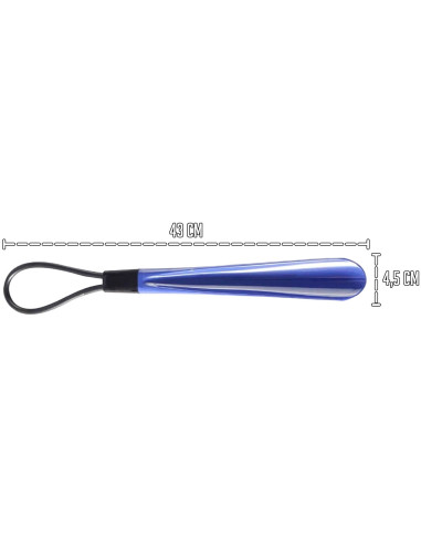Tradineur - Pack de 2 Calzadores de 43 cm - Fabricado en Plástico - Incluye Lazo para colgar - Ideal para calzar embarazadas y p