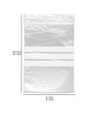 Tradineur - Paquete de 10 Pack de 50 Bolsas herméticas con franjas para Escribir - Aptas para Alimentación y Reutilizables - 500