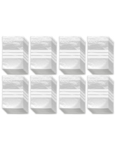 Tradineur - Paquete de 8 Pack de 6 Bolsas herméticas con franjas para Escribir - Válidas para Alimentación y Reutilizables - 48