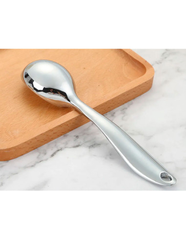 Tradineur - Dosificador de helado de Zinc - Fabricado en España - Diseño ergonómico y fácil de limpiar - 17 x 5 cm