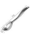 Tradineur - Dosificador de helado de Zinc - Fabricado en España - Diseño ergonómico y fácil de limpiar - 17 x 5 cm