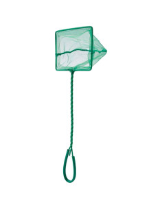 Tradineur - Red para acuarios - Fabricado en Plástico - Ideal para la limpieza del Acurio y seguro para los peces - 62 x 30 cm -