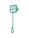Tradineur - Red para acuarios - Fabricado en Plástico - Ideal para la limpieza del Acurio y seguro para los peces - 62 x 30 cm -