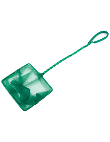 Tradineur - Red para acuarios - Fabricado en Plástico - Ideal para la limpieza del Acurio y seguro para los peces - 62 x 30 cm -