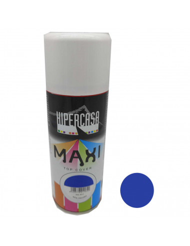 Hipercasa - Bote de pintura en spray azul oscuro RAL 5017 400 ml, válido para multitud de superficies de interior y exterior. Pi