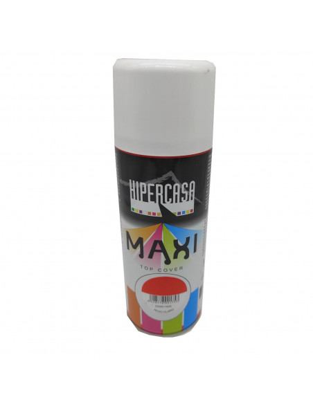 Hipercasa - Bote de pintura en spray color rojo claro 400 ml, válido para multitud de superficies de interior y exterior Hipercasa - Bote de pintura en spray color rojo claro 400 ml, válido para multitud de superficies de interior y exterior