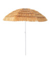 Tradineur - Sombrilla de playa con Diseño de Palmera de Coco - Fabricado en Poliéster - Ideal para ir a la playa y protegerse de