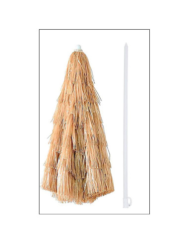 Tradineur - Sombrilla de playa con Diseño de Palmera de Coco - Fabricado en Poliéster - Ideal para ir a la playa y protegerse de