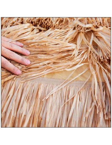 Tradineur - Sombrilla de playa con Diseño de Palmera de Coco - Fabricado en Poliéster - Ideal para ir a la playa y protegerse de