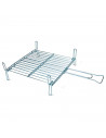 Tradineur - Parrilla Doble para barbacoas - Fabricada en Acero - Fácil Limpieza y Apta para uso alimentario - 30 x 35 cm