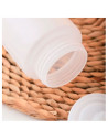 Tradineur - Pack de 2 botellas de plástico rellenables para servir salsas, dispensador de aliño reutilizable, ketchup, mostaza,