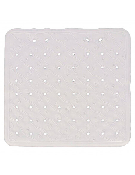 Tradineur - Alfombra de goma antideslizante para baño - Fácil Limpieza - Adherencia y seguridad garantizada en la bañera - 45 x
