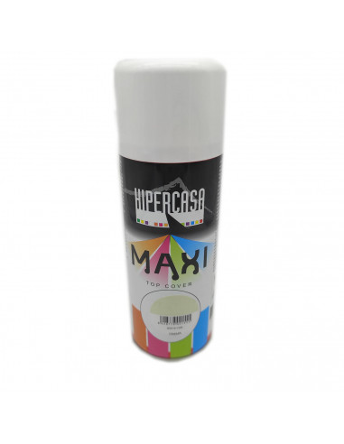 Hipercasa - Bote de pintura en spray color crema 400 ml, válido para multitud de superficies de interior y exterior