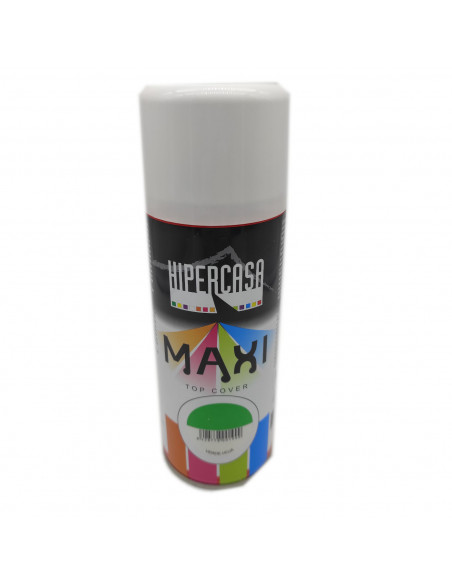 Hipercasa - Bote de pintura en spray verde hoja 400 ml, válido para multitud de superficies de interior y exterior. Pintura en s Hipercasa - Bote de pintura en spray verde hoja 400 ml, válido para multitud de superficies de interior y exterior. Pintura en s