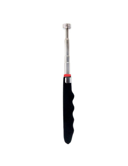 Tradineur - Imán telescópico, varilla magnética extensible de 16 a 65 cm, recoger tornillos, tuercas, objetos metálicos, herrami