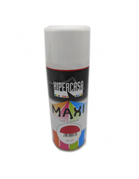 Hipercasa - Bote de pintura en spray color rojo vivo 400 ml, válido para multitud de superficies de interior y exterior Hipercasa - Bote de pintura en spray color rojo vivo 400 ml, válido para multitud de superficies de interior y exterior