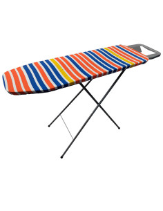 Tradineur - Tabla de Planchar Plegable - Fabricada en Madera - Soporte para plancha y patas metálicas antideslizantes - 33 x 110
